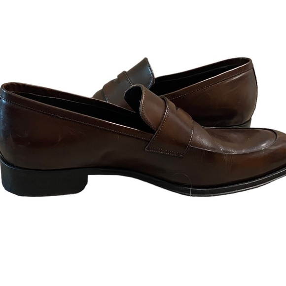 To Boot New York Adam Derrick Size 7.5 Dress Shoe Loafer Original Box Marrone main image 8